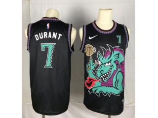 Nike Brooklyn Nets #7 Kevin Durant Swamp Dragons Classic Basketball Jersey Black