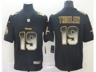 Minnesota Vikings #19 Adam Thielen Arch Smoke Vapor Limited Jersey Black