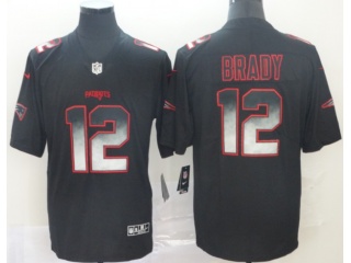 New England Patriots #12 Tom Brady Arch Smoke Vapor Limited Jersey Black