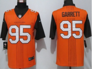 Cleveland Browns #95 Myles Garrett City Edition Vapor Untouchable Limited Jersey Orange