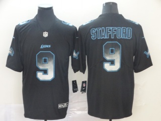 Detroit Lions 9 Matthew Stafford Arch Smoke Vapor Limited Jersey Black