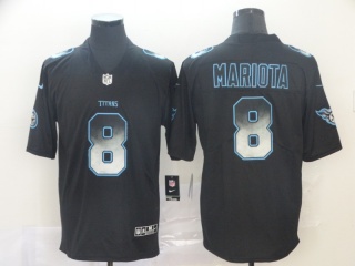 Tennessee Titans 8 Marcus Mariota Arch Smoke Vapor Limited Jersey Black