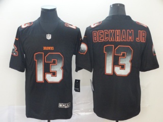 Cleveland Browns 13 Odell Beckham Jr Arch Smoke Vapor Limited Jersey Black