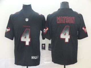 Houston Texans 4 Deshaun Waston Arch Smoke Vapor Limited Jersey Black