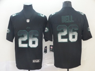 New York Jets 26 Le'Veon Bell Arch Smoke Vapor Limited Jersey Black