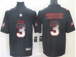 Tampa Bay Buccaneers #3 Jameis Winston Arch Smoke Vapor Limited Jersey Black