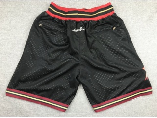 Philadelphia 76ers Throwabck Justdon Shorts Black