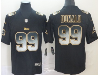 Los Angeles Rams #99 Aaron Donald Arch Smoke Vapor Limited Jersey Black