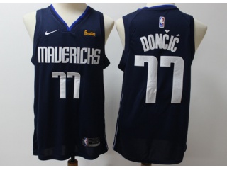 Nike Dallas Mavericks #77 Luka Doncic 2019 Jersey Blue