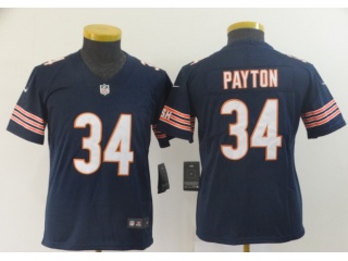 Youth Chicago Bears #34 Walter Payton Inverted Legend Limited Jersey GrayYouth Vapor Untouchable Blu...