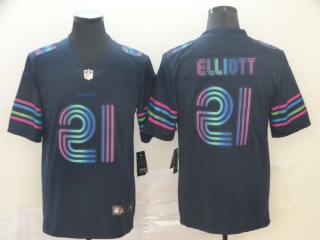 Dallas Cowboys 21 Ezekiel Elliott City Edition Vapor Limited Jersey Navy Blue