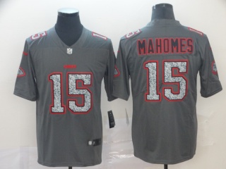 Kansas City Chiefs 15 Patrick Mahomes Fashion Static Limited Jersey Gray