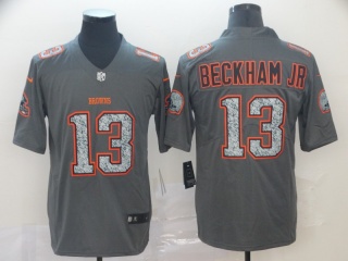 Cleveland Browns 13 Odell Beckham Jr Fashion Static Limited Jersey Gray