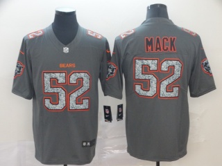 Chicago Bears 52 Khalil Mack Fashion Static Limited Jersey Gray