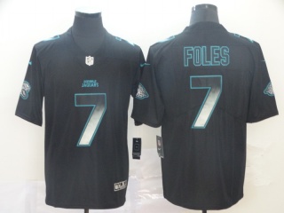 Jacksonville Jaguars 7 Nick Foles Arch Smoke Vapor Limited Jersey Black