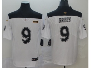 New Orleans Saints #9 Drew Brees City Edition Vapor Limited Jersey White