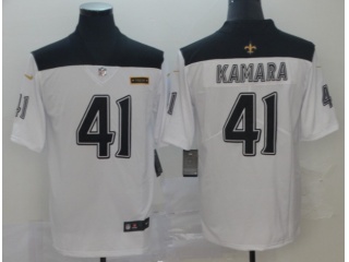 New Orleans Saints #41 Alvin Kamara City Edition Vapor Limited Jersey White