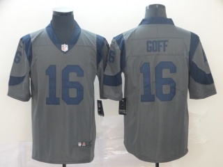 Los Angeles Rams 16 Jared Goff Inverted Legend Limited Jersey Gray