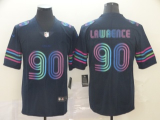 Dallas Cowboys 90 Demarcus Lawrence City Edition Vapor Limited Jersey Navy Blue