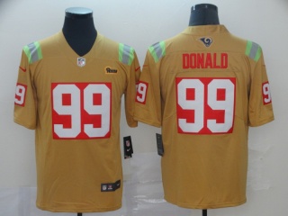 Los Angeles Rams 99 Aaron Donald City Edition Vapor Limited Jersey Gold