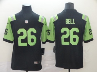 New York Jets 26 Le'Veon Bell City Edition Limited Jersey Black/Green