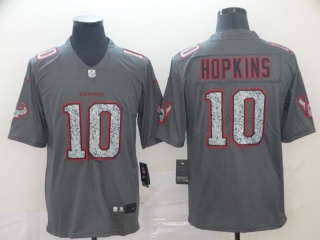 Houston Texans 10 DeAndre Hopkins Fashion Static Limited Jersey Gray