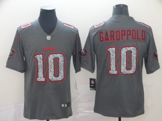 San Francisco 49ers 10 Jimmy Garoppolo Fashion Static Limited Jersey Gray