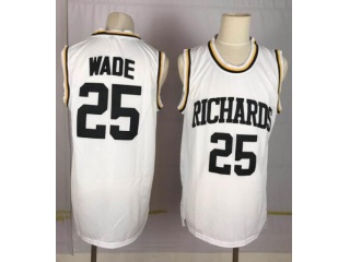 #25 Dwyane Wade Richards High School Basketball Jersey