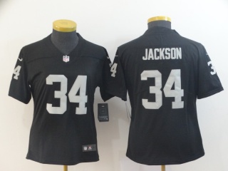 Womens Oakland Raiders #34 Bo Jackson Vapor Untouchable Limited Jersey Black