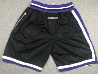 Sacramento Kings Just Don Shorts Black