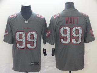 Houston Texans 99 JJ Watt Fashion Static Limited Jersey Gray