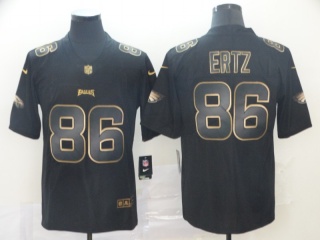 Philadelphia Eagles 86 Zach Ertz Vapor Limited Jersey Black Golden