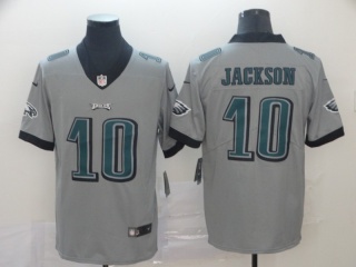 Philadelphia Eagles 10 DeSean Jackson Inverted Legend Vapor Limited Jersey Gray