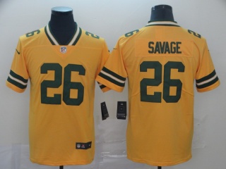 Green Bay Packers 26 Darnell Savage Inverted Legend Limited Jersey Yellow