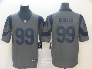 Los Angeles Rams 99 Aaron Donald Inverted Legend Limited Jersey Gray