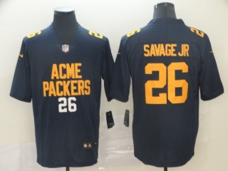 Green Bay Packers 26 Darnell Savage JR City Edition Vapor Limited Jersey Navy Blue
