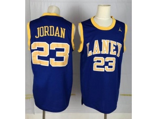 Laney Bucs 23 Michael Jordan High School Jersey Blue