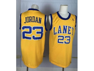 Laney Bucs 23 Michael Jordan High School Jersey Gold