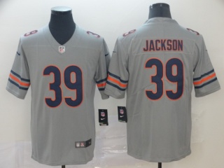 Chicago Bears 39 Eddie Jackson Inverted Legend Limited Jersey Gray