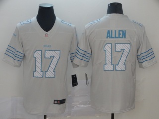 Buffalo Bills 17 Josh Allen City Edition Vapor Limited Jersey Gray