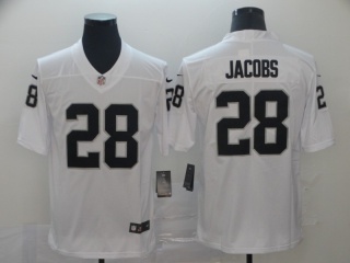 Oakland Raiders #28 Josh Jacobs Men's Vapor Untouchable Limited Jersey White