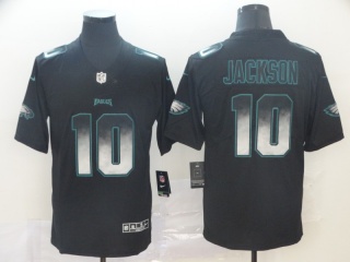 Philadelphia Eagles 10 DeSean Jackson Arch Smoke Vapor Limited Jersey Blackapor Gray