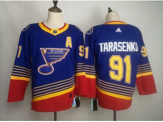 Adidas St.Louis Blues 91 Vladimir Tarasenko Blue Throwback Hockey Jersey