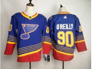 Adidas St.Louis Blues 90 Ryan O'Reilly Blue Throwback Hockey Jersey