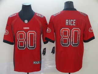 San Francisco 49ers 80 Jerry Rice Drift Vapor Limited Jersey Red