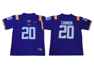 LSU Tigers 20 Billy Cannon Limited Jersey Purple