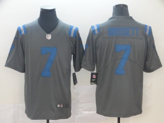 Indianapolis Colts 7 Jacoby Brissett Inverted Legend Limited Jersey Gray