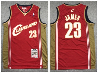 Cleveland Cavaliers 23 LeBron James 2003-04 Mitchell & Ness Jersey Red