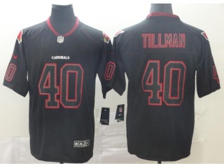 Arizona Cardinals #40 Pat Tillman Lights Out Vapor Untouchable Limited Jersey Black