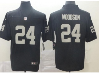 Oakland Raiders #24 Charles Woodson Vapor Untouchable Limited Jersey Black
